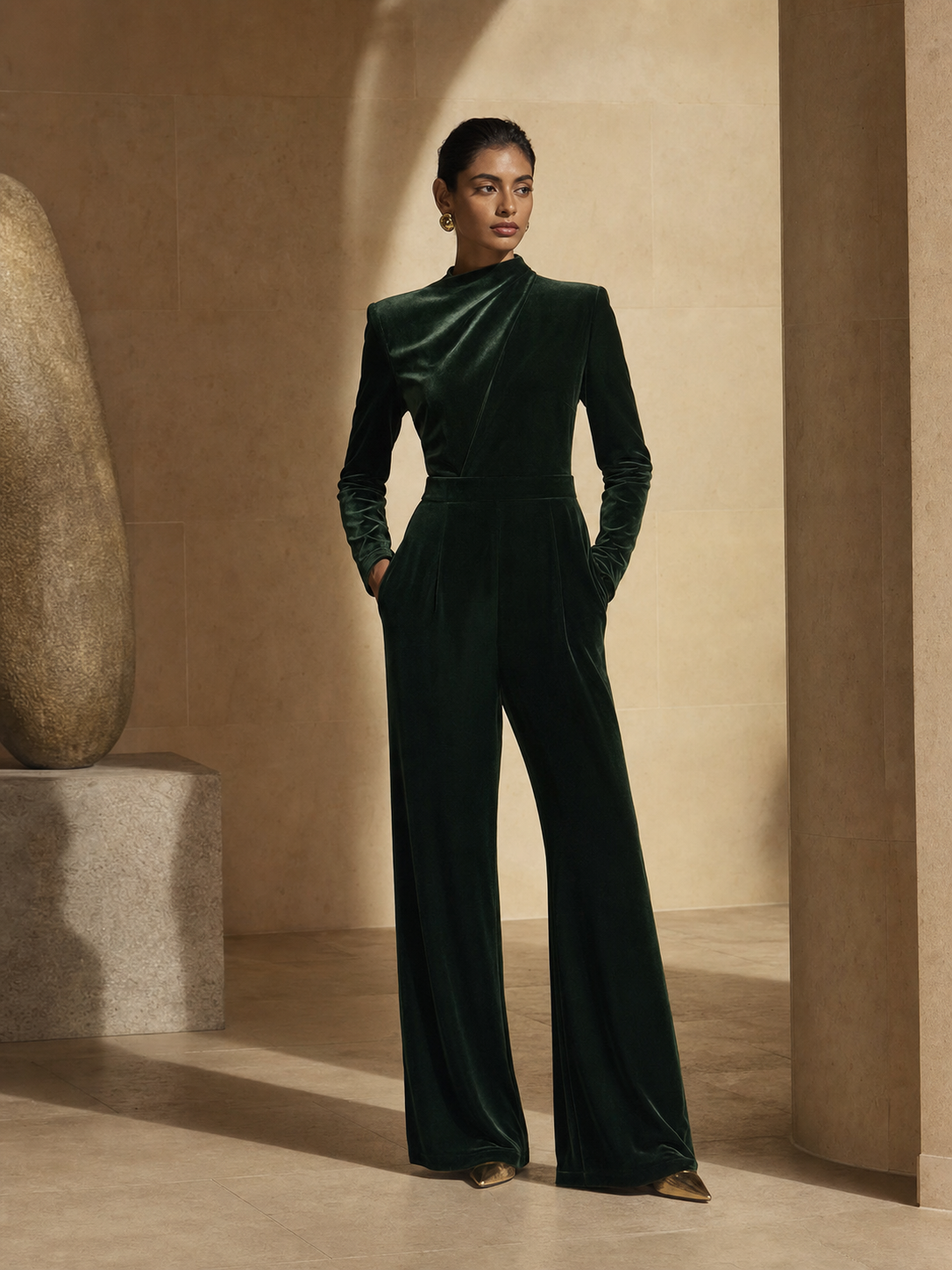 Vesper Velvet Jumpsuit